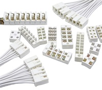 Bloque de Terminales de Cerámica de Porcelana de Alta Frecuencia Personalizado de Fábrica, Conectores de Porcelana de Estatita con Forma Especial