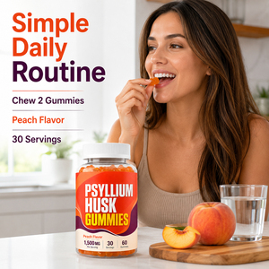 Private <b>Label</b> Fully Customizable Psyllium Husk Gummy Candy 95%-99% Organic Seed Extract Dietary Fiber Digestive Health Immune - Product Image 2