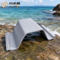 Panneaux de revêtement en vinyle résistant à l'eau salée, palplanches en PVC pour structures côtières, molas, quais et enrochements marins
