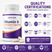 Capsules de Complexe de Vitamines B : Soutien Énergétique, Métabolisme et Bien-être Quotidien pour la Nutrition Adulte – Marque Blanche pour Acheteurs B2B