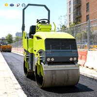 Machines de construction personnalisables 2 tonnes 3 tonnes 4 tonnes Mini compacteur rouleau compresseur avec pneu en caoutchouc rouleaux routiers à vendre