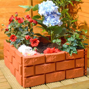 Bordo moderno del letto di fiore dell'interblocco del bordo di effetto della pietra di EdgingStone del recinto di plastica del <span class=keywords><strong>Mini</strong></span> giardino decorativo all'aperto della casa - Product Image 1