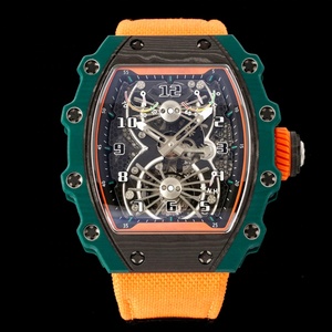 Luxury RM-Style Carbon Fiber <b>Skeleton</b> Tourbillon Men's <b>Automatic</b> <b>Watch</b> 21-02 Luxury Sports <b>Watch</b> with Sapphire Crystal - Product Image 1