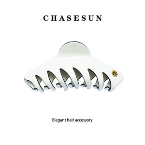 Pinza para el Cabello Personalizada de 13 cm con Diseño Geométrico para Uso Diario - Product Image 2