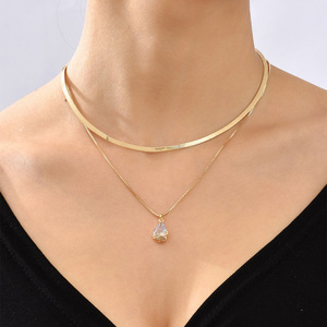 <strong>Boho</strong> <strong>Necklaces</strong> Pendants Vintage Multilayer Choker Fashion Simple Metal Water Drop Fine Jewelry <strong>Necklaces</strong>(old) - Product Image 3