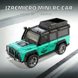 JZRCMicro A-6601A/B Voiture RC miniature 2.4G en alliage 1/64, véhicule tout-terrain USB à vitesse réglable, modèle de voiture de remorque pour cadeaux - Product Image 2