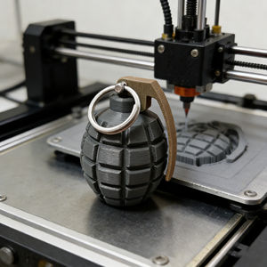 Gran Idea de Regalo, Contenedor de Dulces con Forma de <span class=keywords><strong>Granada</strong></span> de Mano Impreso en 3D Personalizado, Recipiente de PLA PETG FDM para Juguetes, Papelería, Tarro para 3.5g de Flores - Product Image 3