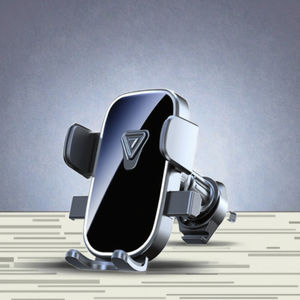 Support de téléphone de voiture tendance 2024 en ABS anti-fuite pour grille d'aération et bureau, avec pinces silencieuses pour // - Product Image 3