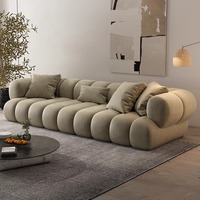 Sofás de Lujo para Sala Sofá Cama Muebles para el Hogar Lounge Sofá Seccional Set Sofá Reclinable de Lujo Italiano de Madera Maciza