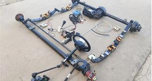 <span class=keywords><strong>Minbus</strong></span> de servicio pesado semi trasero camión grande freno de tambor ejes eléctricos semi varilla con kit de motor eléctrico - Product Image 2