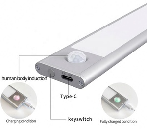 Lampe led sans fil à Induction avec détecteur de mouvement, Rechargeable, éclairage sous-meuble, idéale pour un placard d'intérieur - Product Image 2