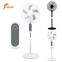 Ventilateur sur pied mécanique de 18 pouces à prix de gros, puissant ventilateur électrique manuel, ventilateur sur pied oscillant à 5 pales