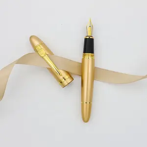 Jinhao Stock Bút Máy Đầy Màu Sắc Iridium Nghệ Thuật Thư Pháp Nib Rose Gold Sang Trọng Và Tinh Tế Loại Bút Máy Kim Loại Nặng