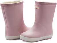 Bottes de pluie en caoutchouc mi-mollet pour enfants, motif requin de dessin animé, imperméables et antidérapantes, légères pour garçons et filles