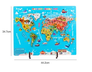 <span class=keywords><strong>Carte</strong></span> <span class=keywords><strong>du</strong></span> <span class=keywords><strong>monde</strong></span> magnétique en bois 3D, <span class=keywords><strong>Puzzle</strong></span> en bois Montessori, aide éducative précoce, jouets pour enfants, nouvelle collection - Product Image 5