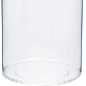 Flower Vase Acrylic Cylinder - Decorative Centerpiece for Home or Wedding - Non Breakable Plastic