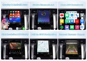 Reproductor Multimedia para Auto con Navegación GPS Android 13 de 12.3 Pulgadas, Carplay Inalámbrico, Radio para Auto para Land Rover Range Rover L320 2005-2009 - Product Image 3