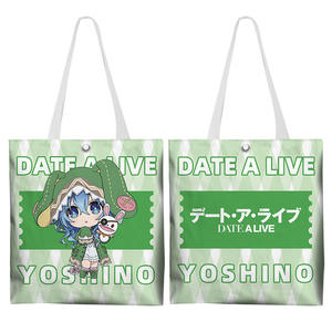 กระเป๋าสะพายไหล่ลายการ์ตูนการ์ตูนสำหรับนักเรียนดีไซน์ใหม่กระเป๋าผ้าใบแบบเปิดสองด้านลายการ์ตูน - Product Image 4