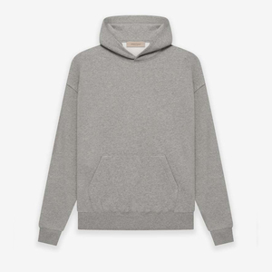Unisex Winter Letter Oversized 100% Cotton <strong>Fleece</strong> 860g Breathable Embroidered Pocket Casual Pullover Hoodie Sweatpants Set - Product Image 5