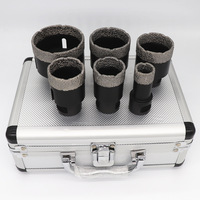Jeu de mèches pour percer le diamant, jeu de forets 20 35 40 45 50 68mm pour le perçage des carreaux de diamant