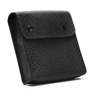 DIGU Wholesale custom luxury cheap watch pouch PU leather wrist watch packaging bag high quality pouch bag travel watch gift bag