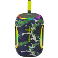 Haut-parleur portable subwoofer haute puissance TWS Stéréo pour haut-parleur 5.4 Entrée USB AUX Double diaphragme Éclairage RGB Étanche IPX6