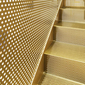 Customized Design Golden <b>Brass</b> Metal Perforated Weaved Mesh <b>Sheet</b> for Filtration ISO9001 & ROHS Certified - Product Image 5