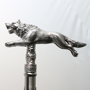<span class=keywords><strong>Bastón</strong></span> de senderismo antideslizante con diseño de lobo, estilo anime, para exhibiciones y cosplay, 90 cm, ¡superventas! - Product Image 2