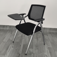 Chaises de formation pliables empilables avec tablette et bloc-notes Tables et chaises de formation modernes en vogue