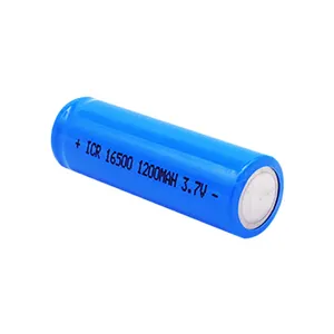 16500 1200mAh 3.7V şarj edilebilir lityum li iyon pil