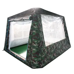 Çin su geçirmez 10 kişi aile açık soğuk hava kalıcı hava kamp tüp çadır çift katmanlı