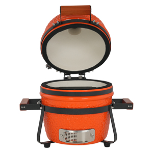 SEB Kamado 13 pouces Kamado Grill pour cuisine extérieure Grill en céramique Barbecue à charbon de bois Fumeur Camping <span class=keywords><strong>Babecue</strong></span> - Product Image 5