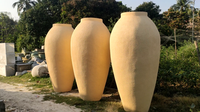 Pots de fleurs auto-arrosants en fibre de verre écologiques en gros avec réservoir d'eau pour fleurs artificielles, usage domestique et jardinage