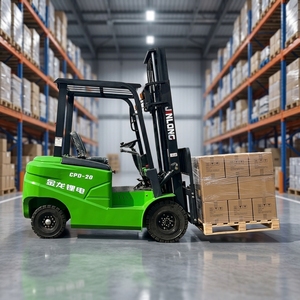 Chariot élévateur électrique à batterie lithium, prix usine, 2 tonnes, 3 tonnes, mini chariot élévateur électrique entièrement hydraulique, prix de vente - Product Image 1