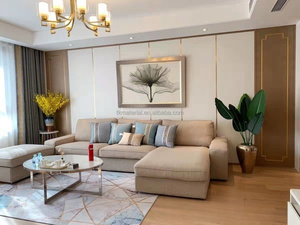 Bandes décoratives adhésives murales en acier inoxydable plat de 10 mm <span class=keywords><strong>pour</strong></span> cadre miroir, idéales <span class=keywords><strong>pour</strong></span> les murs de fond de salon moderne - Product Image 4