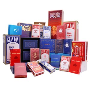 Juego de Cartas de Póker de Fábrica en Caja de Regalo, Papel Alemán con Núcleo Negro Recubierto, Cartas de Póker de Gama Media-Alta, Hechas a Medida con Relieve - Product Image 5