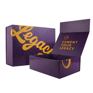 Caja de Papel Rígido Personalizada con Barnizado, Material Reciclado, Embalaje de Regalo para Cosméticos, Cuidado de la Piel, Esencia, Suero, Productos de Belleza - Product Image 1