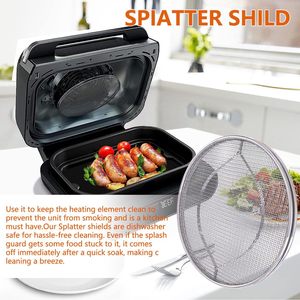 Malla Antisalpicaduras para <span class=keywords><strong>Horno</strong></span> Ninjas <span class=keywords><strong>Foodi</strong></span> FG550, Cubierta Antisalpicaduras Extraíble de Acero Inoxidable 304 - Product Image 3