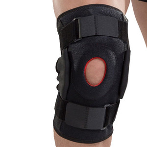 Ginocchiera con supporto per ginocchiera aperta per pallavolo a molla in neoprene con logo personalizzato - Product Image 1