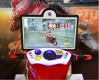 Máquina de Juegos de Diversión para Niños, Coche Eléctrico, Máquina de Carreras Arcade, Moto Infantil en Venta