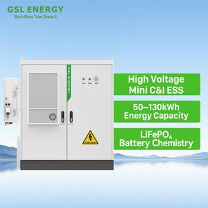 GSL ENERGY 130kW 120kw 100kwh 80kw 50kWh High Voltage Mini C&amp;I ESS LiFePO4 Industrial &amp; Commercial Energy Storage Battery System - Product Image 4