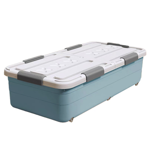 <strong>Plastic</strong> <strong>Under</strong> <strong>Bed</strong> <strong>Storage</strong> Drawer <strong>Box</strong> with Lids and Wheels Clothing Organizer <strong>for</strong> Cloth <strong>Storage</strong> - Product Image 5