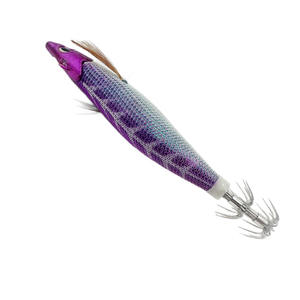 Guosong 3714 Crevettes Squid Jig 3.0 #30g Tête de plomb <span class=keywords><strong>Crochet</strong></span> en bois pour poulpe Leurre EGI Squid Jig poulpe leurre de pêche Eau salée - Product Image 6