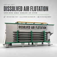 IEPP Fabricant Usine Système de traitement des eaux usées DAF Clarificateur d'eaux usées Équipement de purification des eaux usées Unité de flottation à air dissous
