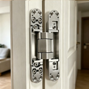 28x177mm Zinc Wooden 80kg Concealed 3d Adjustable Easy Installation for Living Room Bld-b01 180 Degree Opening - Product Image 2
