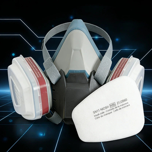 Respirador de Media Cara de Grado Profesional Directo de Fábrica |   Sistema de Filtro de Cambio Rápido para Pintura, Soldadura y Química - Product Image 1