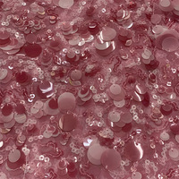 Tissu de base en maille texturée à sequins 100 % polyester tricoté, pleine largeur, robuste, multi-tailles, résistant à l'abrasion, pour robes et scènes