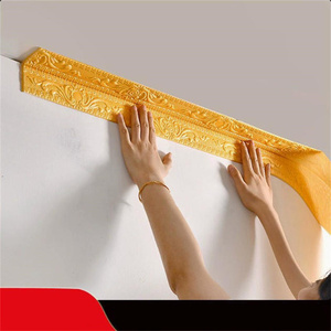 Modanatura da <span class=keywords><strong>Parete</strong></span> 3D Autoadesiva Moderna Impermeabile |   Battiscopa Adesivo per Angoli del Soffitto |   Bordo Decorativo in Schiuma - Product Image 4