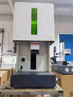 Machine à laser à fibre portable Raycus 20-100W, refroidissement par air haute précision pour utilisation domestique sur verre, prenant en charge AI/PLT/BMP