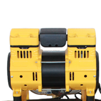 Compresseur d'air industriel électrique 1500W haute pression sans huile, silencieux, avec réducteur de bruit et booster de frein à air à piston